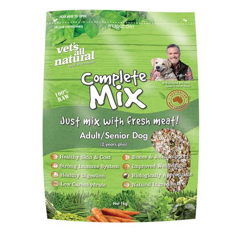 Complete Mix Dog Adult  1kg Vets All Natural