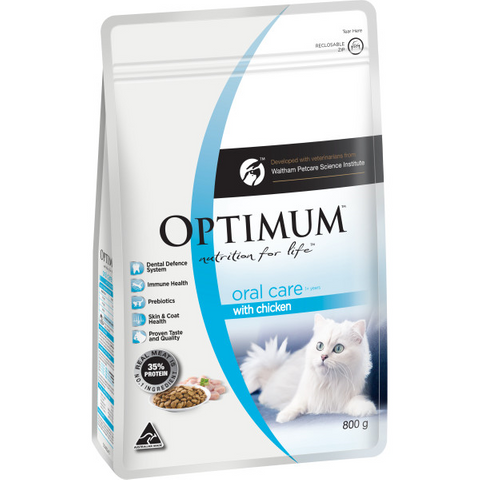 OPTIMUM Cat Oral Care Chicken 6x 800g