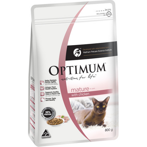 OPTIMUM Cat Mature Chicken 6 x 800g