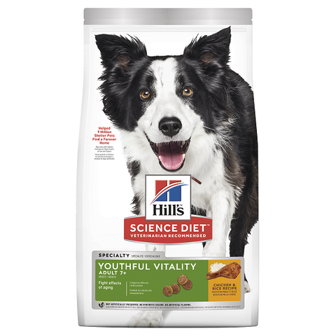 HILLS Canine Adult 7+ Youthful Vitality 5.67kg  (10773)