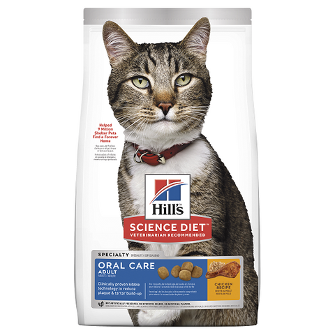HILLS Feline Adult Oral Care 4kg  (10304)
