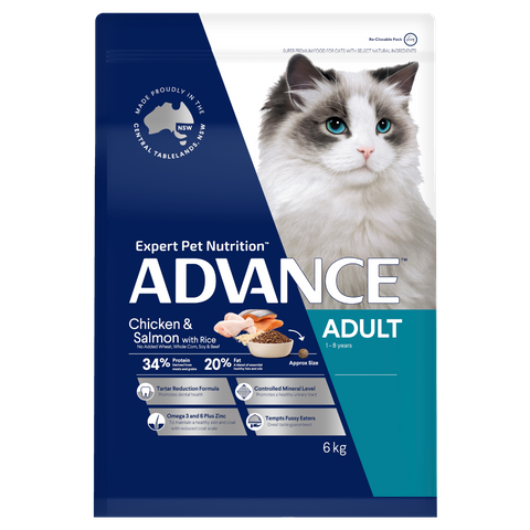 ADVANCE Adult Cat Total Wellbeing Chicken & Salmon 6kg