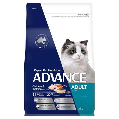 ADVANCE Adult Cat Total Wellbeing Chicken & Salmon 3kg