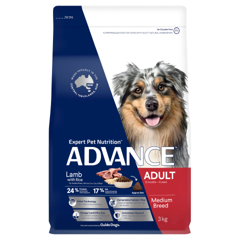 ADVANCE Adult Medium Breed with Lamb 3kg