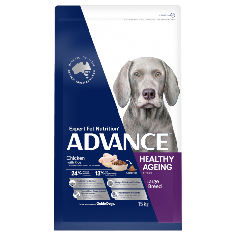 ADVANCE Dog Healthy Ageing Large Breed  Chicken 15kg (Mature)