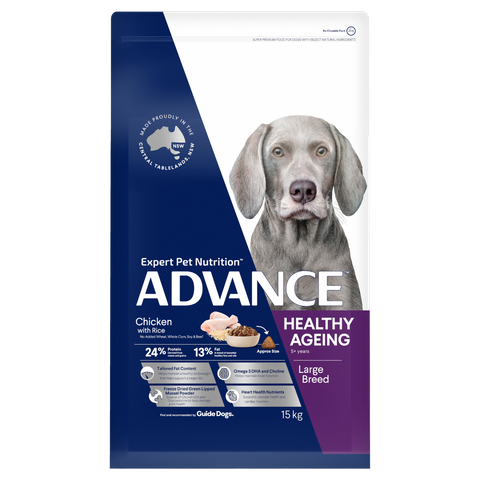 ADVANCE Dog Healthy Ageing Large Breed  Chicken 15kg (Mature)