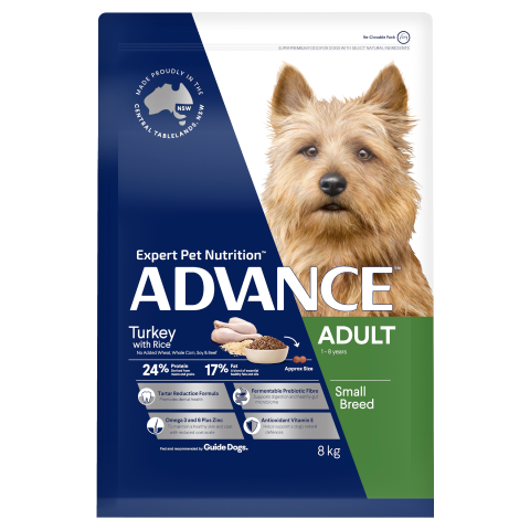 ADVANCE Dog Adult Small Turkey 8kg 1 -7 years