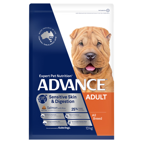 ADVANCE Dog Sensitive Skin & Digestion 13kg