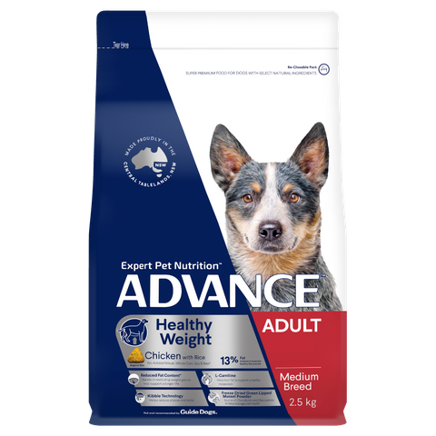 ADVANCE Healthy Weight Medium Breed Chicken 2.5kg