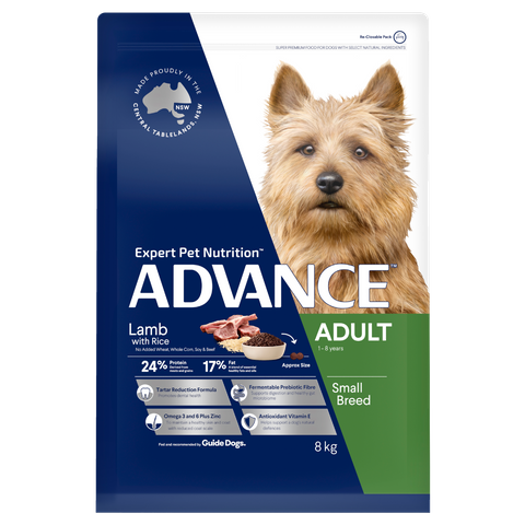 ADVANCE Adult Small Breed Lamb Rice 8kg