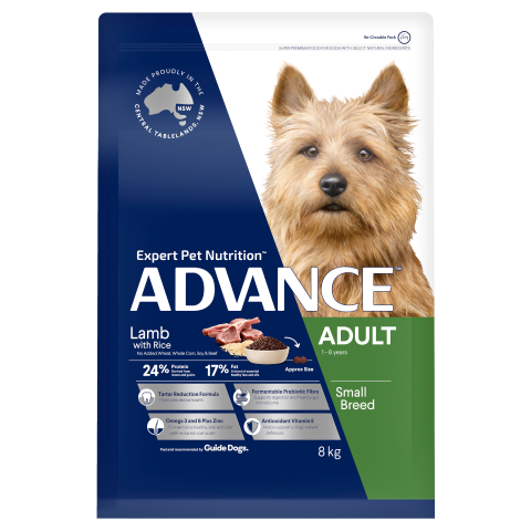 ADVANCE Adult Small Breed Lamb Rice 8kg