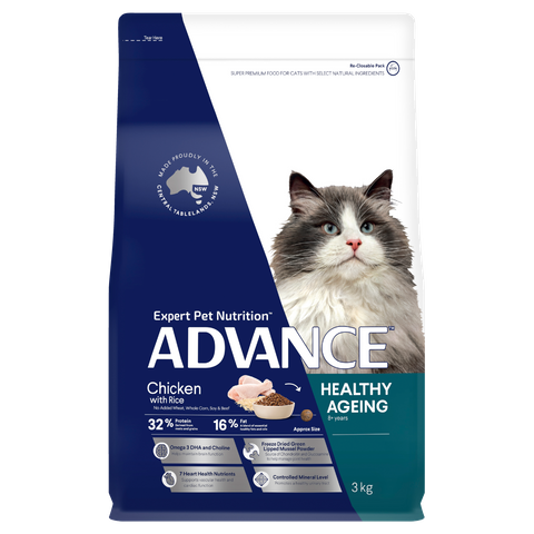 ADVANCE Healthy Ageing Cat Chicken 3kg