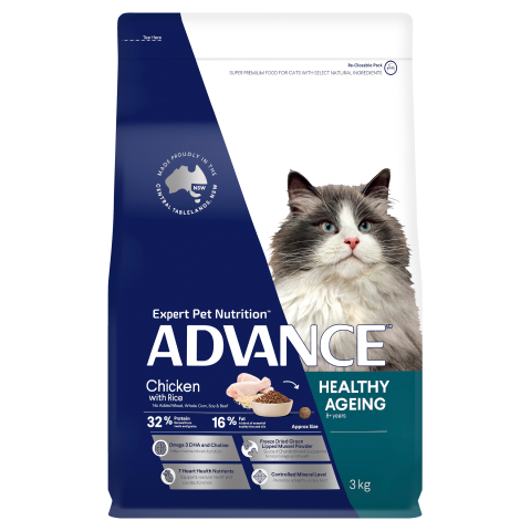 ADVANCE Healthy Ageing Cat Chicken 3kg