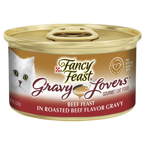 FANCY FEAST Gravy Lovers Beef 24x85g (211)