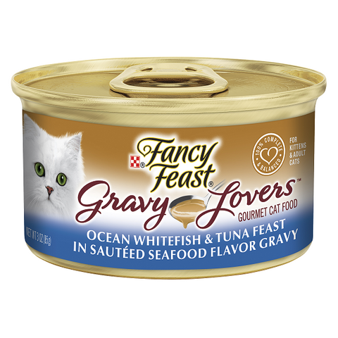FANCY FEAST Gravy Lovers Whitetfsh 24x85g (215)