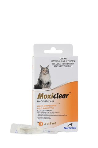 NORBROOK Moxiclear Cats Over 4kg 3 pack