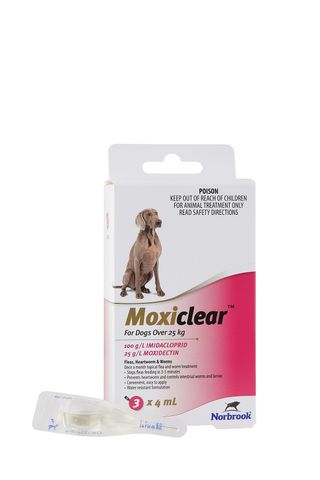 NORBROOK Moxiclear for Dogs Over 25kg 3 pack