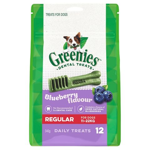 GREENIES Dog Blueberry Treat Pak Regular 340g