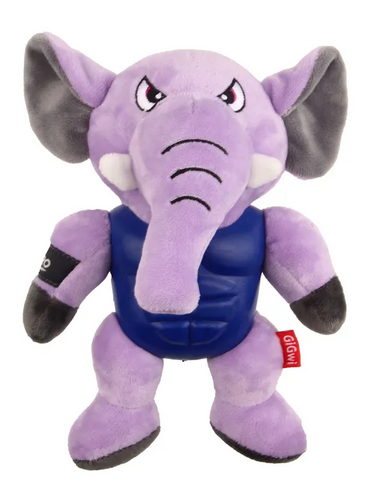 GIGWI IM HERO ARMOUR ELEPHANT PLUSH SQUEAK