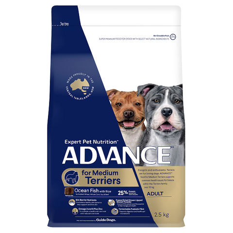 ADVANCE Dry Dog Terrier Medium Breed 2.5kg