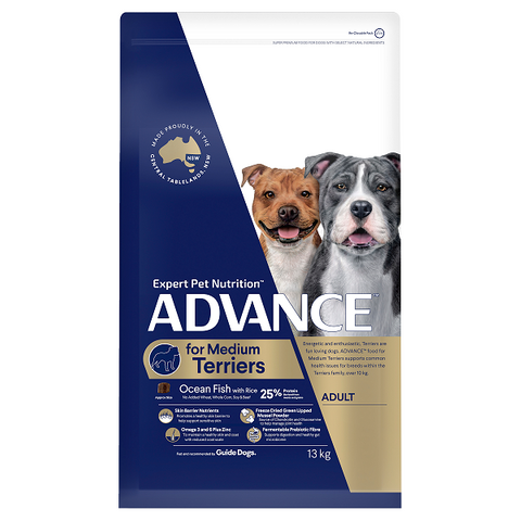 ADVANCE Dry Dog Terrier Medium Breed 13kg