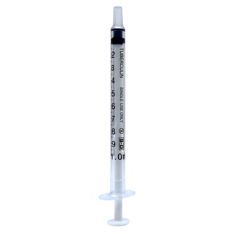 LIVINGSTONE Syringe BD 1ml  Box 100  ( Slip Eccentric)