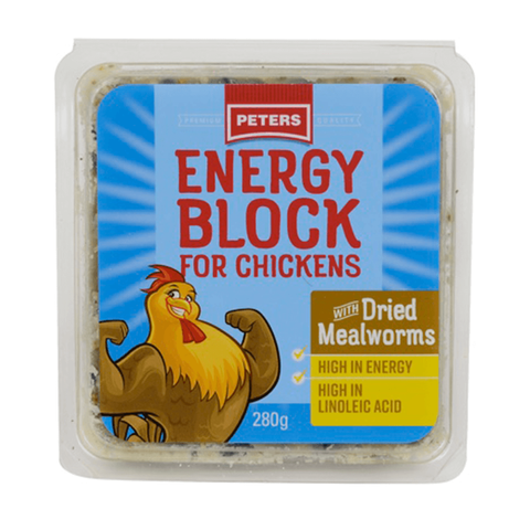 PETERS Energy Block Dried Mealworms 6 x 280g