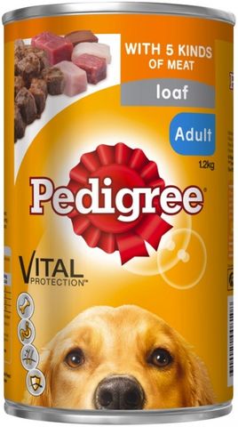 PEDIGREE Grab-A-Slab with  5 Kinds 12 x 1.2kg