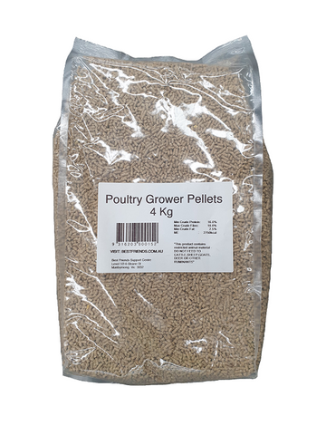 PETERS Poultry Grower Pellets 3 x 4kg