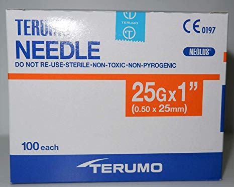 TERUMO Needle 22Gx x 1.5"     (100)
