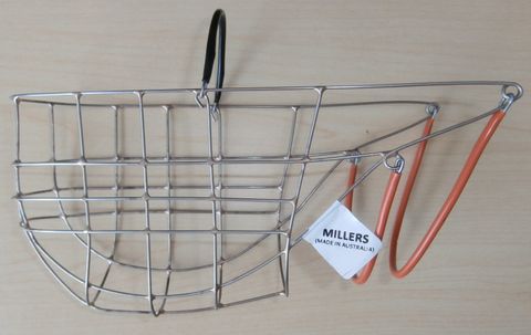 MILLER Wire Greyhound Muzzle 8"  ORANGE