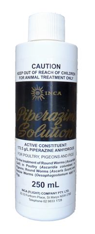 INCA Piperazine Solution Pig & Poultry 500ml