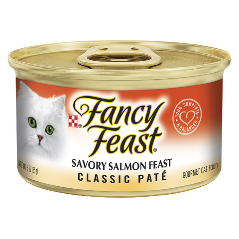 FANCY FEAST Classic Savoury Salmon Feast 24x85g (359)