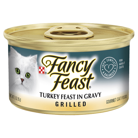FANCY FEAST Grilled Turkey 24x85g (203)
