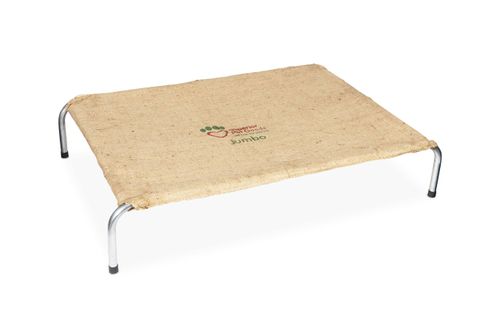 SUPERIOR Hessian Raised Dog Bed Jumbo