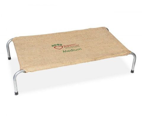 SUPERIOR Hessian Raised Dog Bed Medium