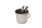 SUPERIOR Stainless Steel Flat Sided Bucket with Riveted Hooks 2.8lt  (24)