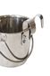 SUPERIOR Stainless Steel Flat Sided Bucket with Riveted Hooks 1.9lt