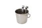SUPERIOR Stainless Steel Flat Sided Bucket with Riveted Hooks 5.7lt