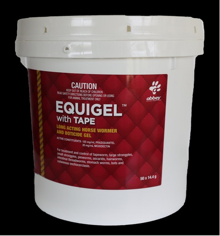 ABBEY LABS Equigel with Tape  Pail 14.4g  (50)