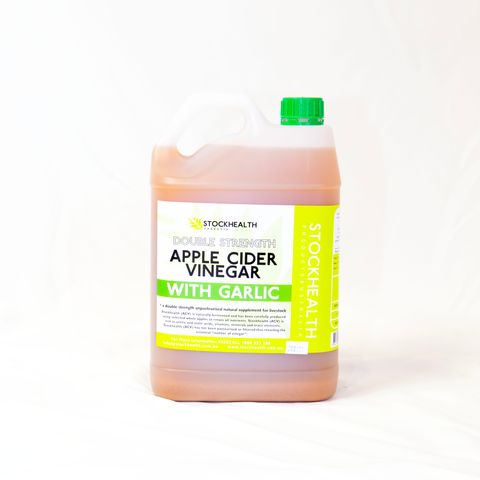 STOCKHEALTH Apple Cider Vinegar GARLIC 5lt