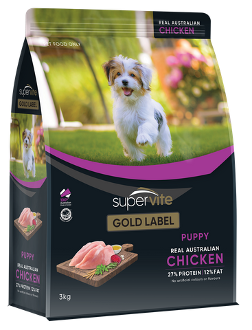 HYPRO SUPERVITE Gold Label Puppy Chicken 3kg  (4)