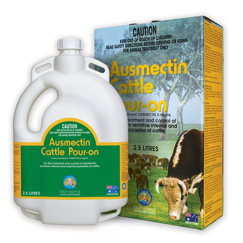 IAH Ausmectin Cattle Pour On 2.5lt Backpack