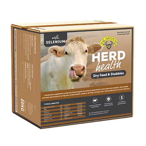 OLSSONS Herd Health Dry Feed & Stubbles 20kg