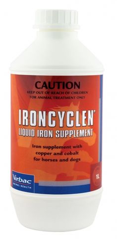 VIRBAC Ironcyclen Liquid Horse 1lt