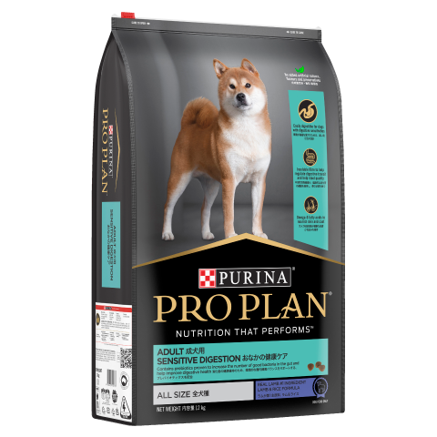 PRO PLAN Adult Sensitive Digestion Lamb Dry Dog Food 12kg