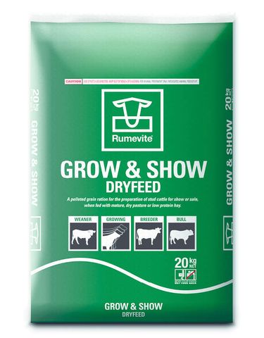 BARASTOC Rumevite Grow & Show Dryfeed 20kg