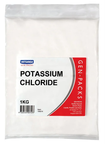VETSENSE GEN-PACK Potassium Chloride 1kg