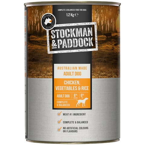 Stockman & Paddock Chicken with Vegetables & Rice 1.2kg x 6  (120)