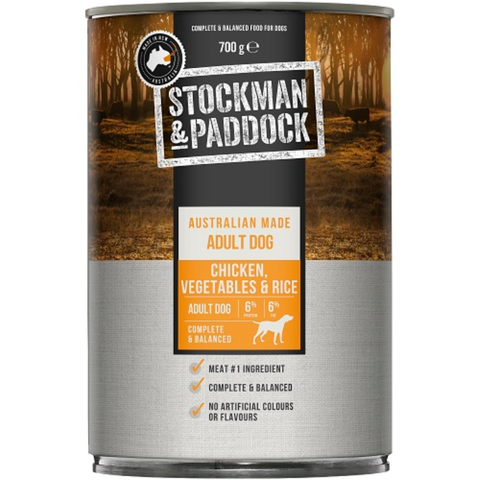Stockman & Paddock Chicken with Vegetables & Rice 700g x 12